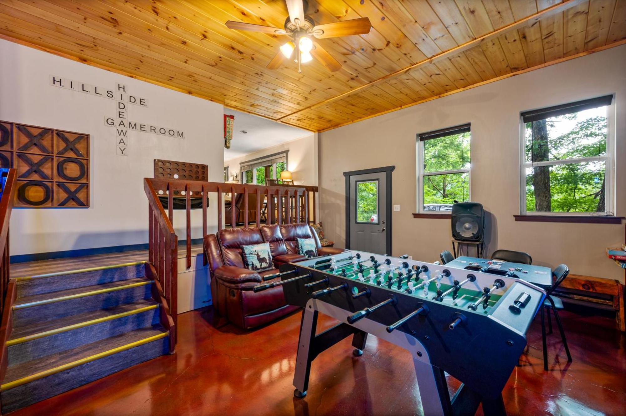 Beautiful Chalet With Fireplace And Large Game Room Гатлинбург Экстерьер фото